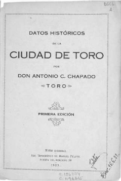 Datos históricos de la ciudad de Toro