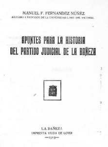 Apuntes para la historia del partido judicial de La Bañeza