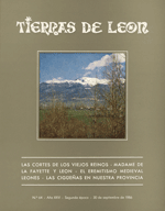 Censo de cigüeñas de la provincia de León en 1984